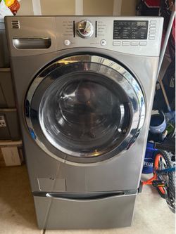 Kenmore Frontload Washer (For parts) w/ pedestal