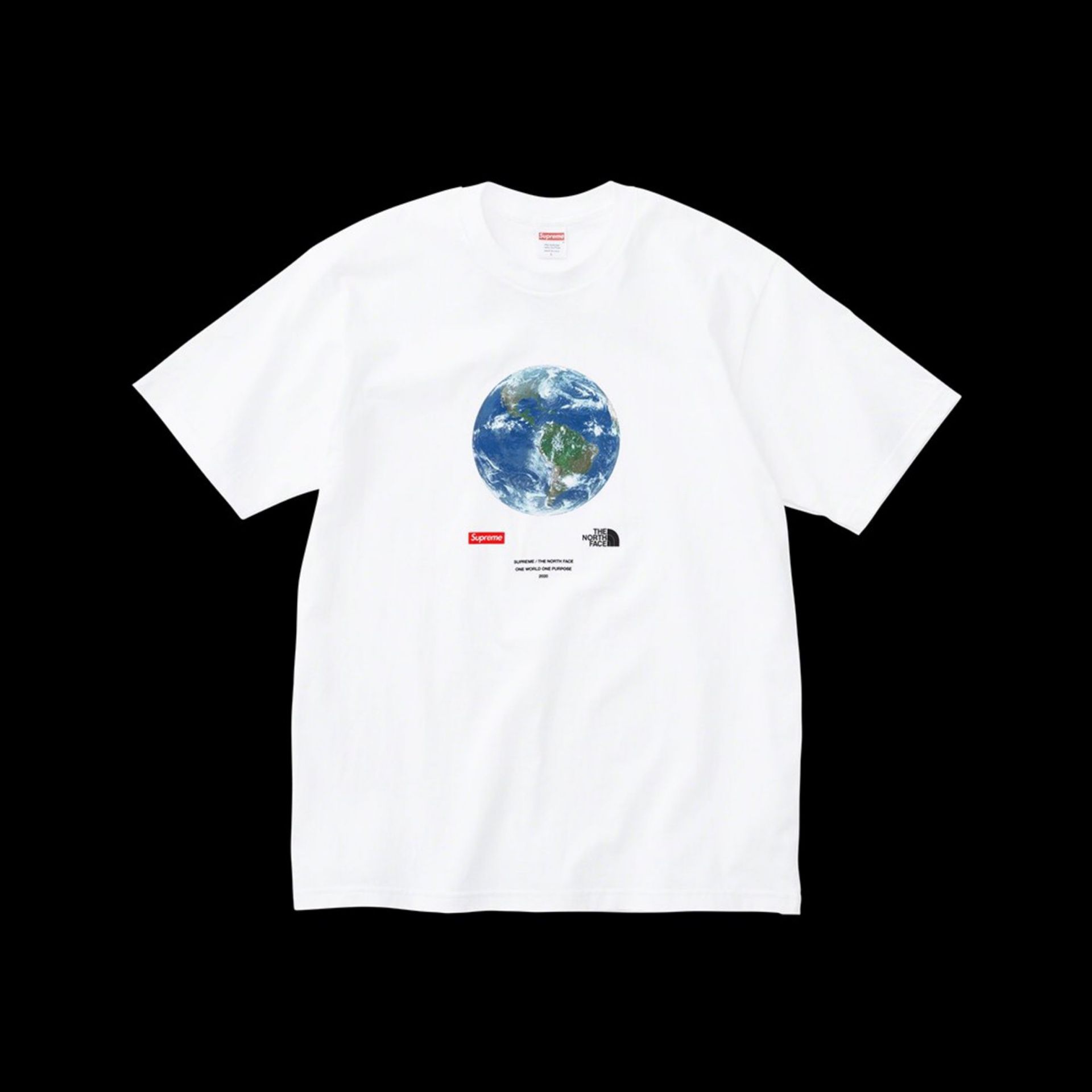 Supreme x The North Face x One World Tee White XL for Sale in