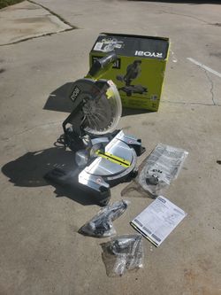 RYOBI 14 Amp Corded 10 in. Compound Miter Saw with LED Cutline Indicator