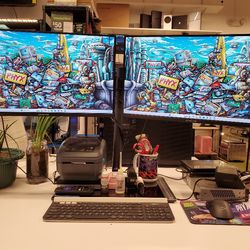 Packard Bell airFrame Dual Monitor Stand for Monitors up to 24" 24 in $25