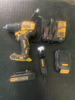 DeWalt 20V Brushless Drill with Batteries and Charger