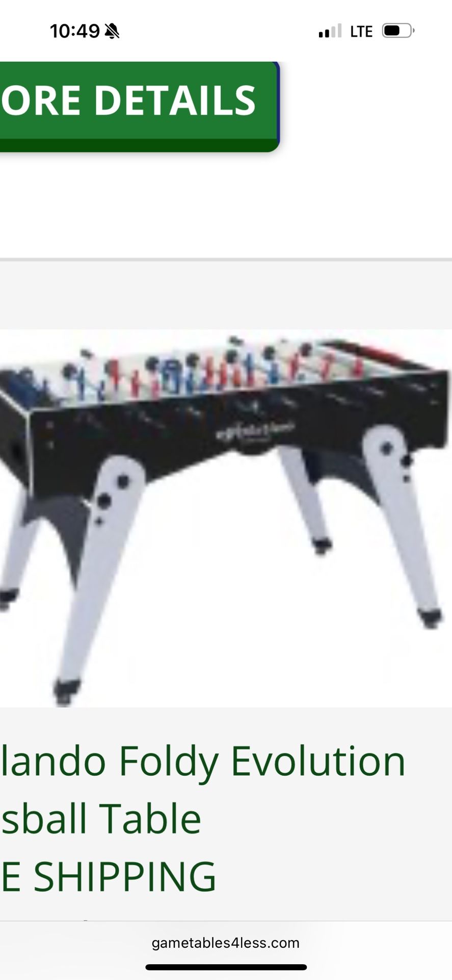 Foosball Table