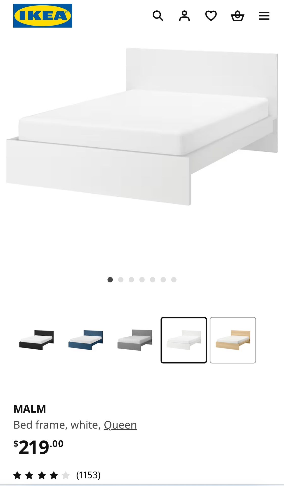 Queen Size Platform Bed