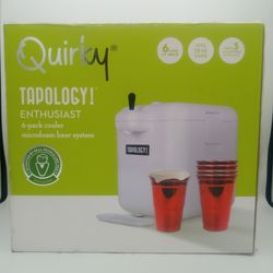 6-pack cooler micro foam beer system New