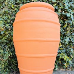 Extra Large Striped Jar Pot Planter