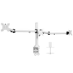 VIVO Triple Monitor Desk Mount STAND-V003TW — White — NEW