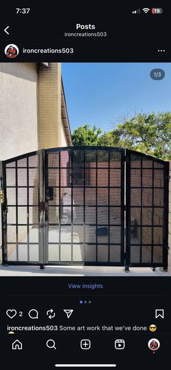 Custom Gate 6 Feet By 5 Feet    PUERTA CUSTOMIZADA 