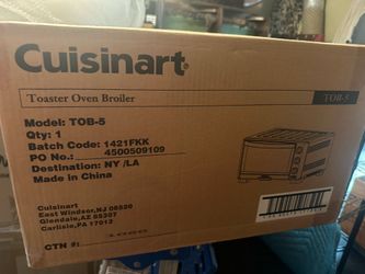 Cuisine Toaster Oven Broiler New