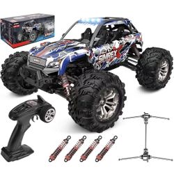 1/16 Scale Hobby RC Car, 36 KPH High-Speed 4WD RC Truck, 2.4 GHz Remote Control Car, All-Terrain Electric Vehicle, 4X4 Remote Contral Moster Truck