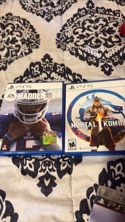 Ps5 madden 24 & Mortal Kombat 1