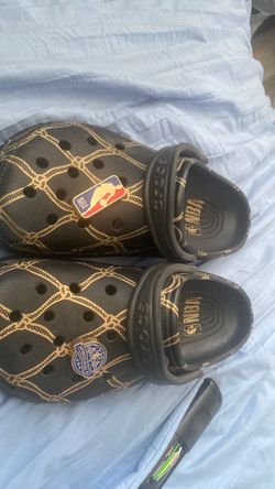 nba crocs with croc charms