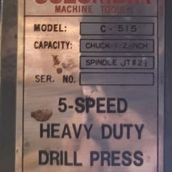 1/2" HD Benchtop Drill press