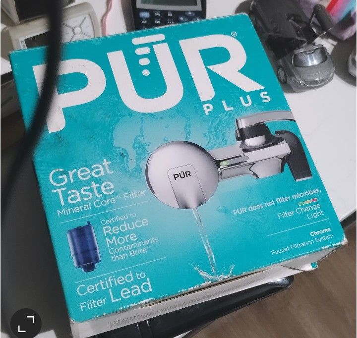 PUR PLUS Faucet Filtration System - Horizontal, Chrome
