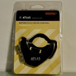 ATLAS Throttle Lock - Motorcycle Cruise Control Bottom Universal Kit, New, Factory-Sealed
