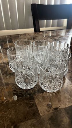8 whiskey/ bourbon glasses