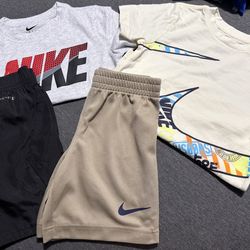 2 Sets of Nike Dri-Fit Shirt & Shorts – Size 3-4Y
