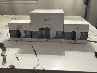 Arlo Security Cameras – Lot of 3 Boxes