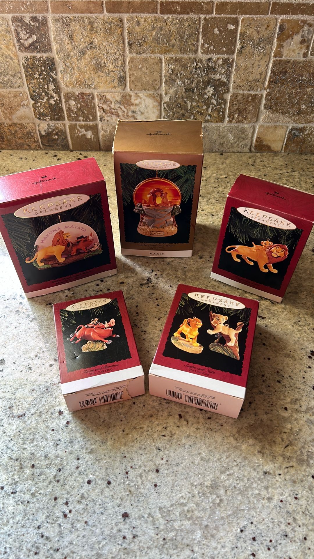 Hallmark The Lion King Ornament Set