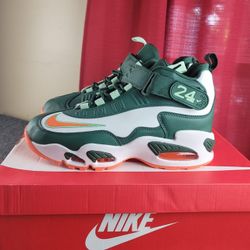 Nike Air Griffey Max 1 GS “Miami Hurricanes” Mens 11 Sneakers