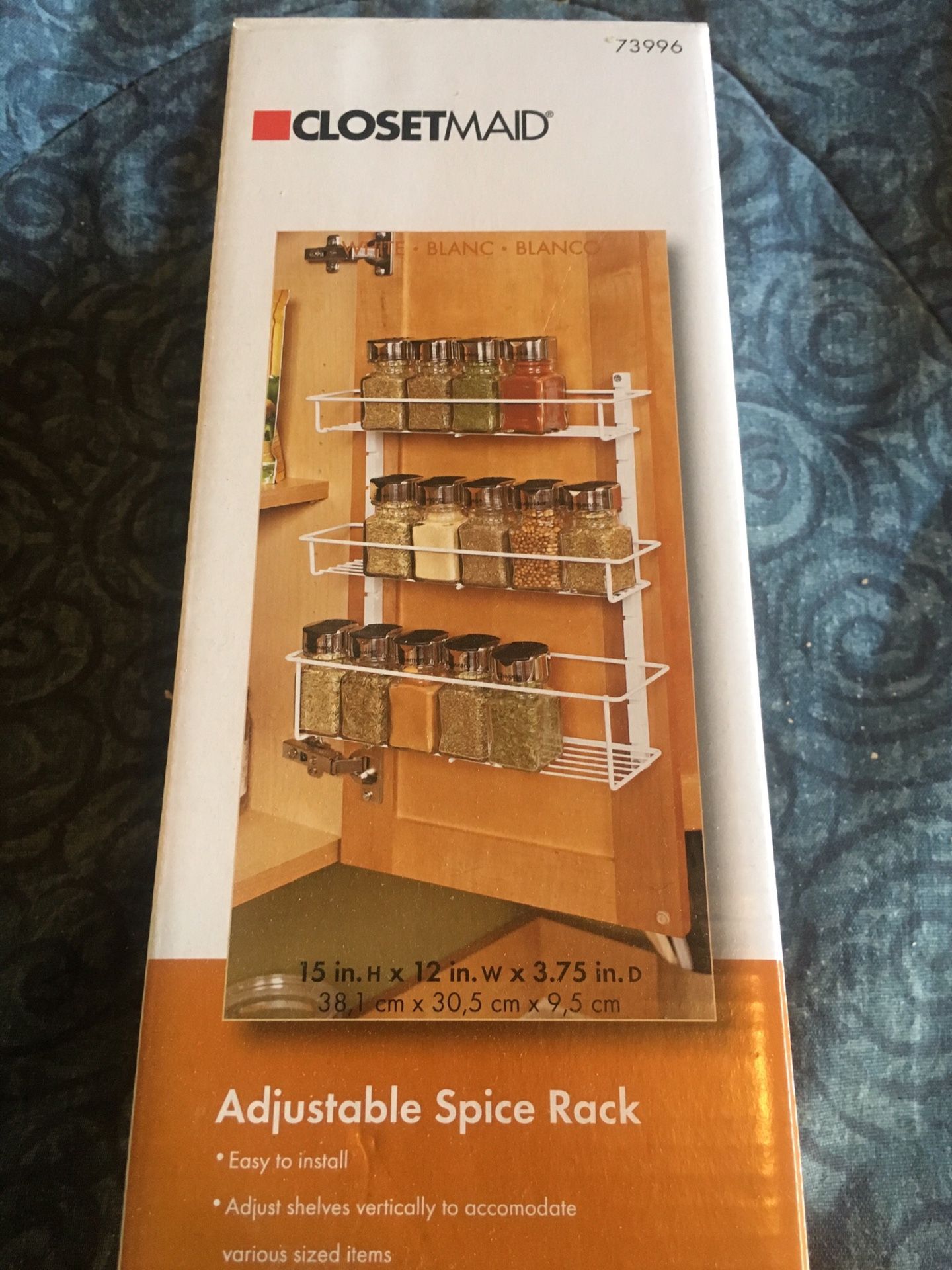 Closetmaid adjustable spice rack