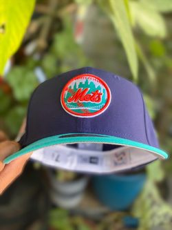 New York Mets Hat Ice Cold Fashion Fitted Hat