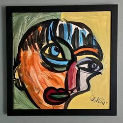 Large Painting By Peter Kiel 