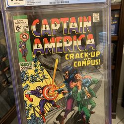 Marvel Comics Captain America #120 “Bronze Age / 1969 CGC grade 9.2