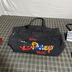 NWOT Walt Disney World Character Large Tote Shoulder Bag Mickey Mouse, Black