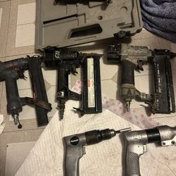 Compressed Air. Finish Nailer And Stapler 3 Pcs 