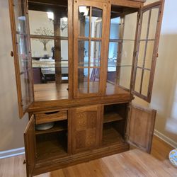 Oak China Cabinet