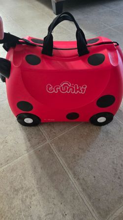 Ladybug toddler luggage