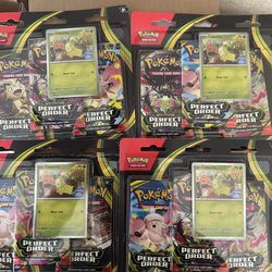 Pokemon perfect order blister pack