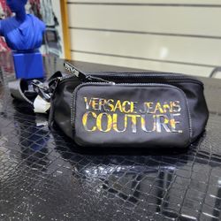 NEW VERSACE JEANS COUTURE ICONIC LOGO BELT BAG

