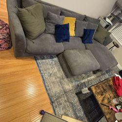 Mario Caposa Sectional Couch And Ottoman