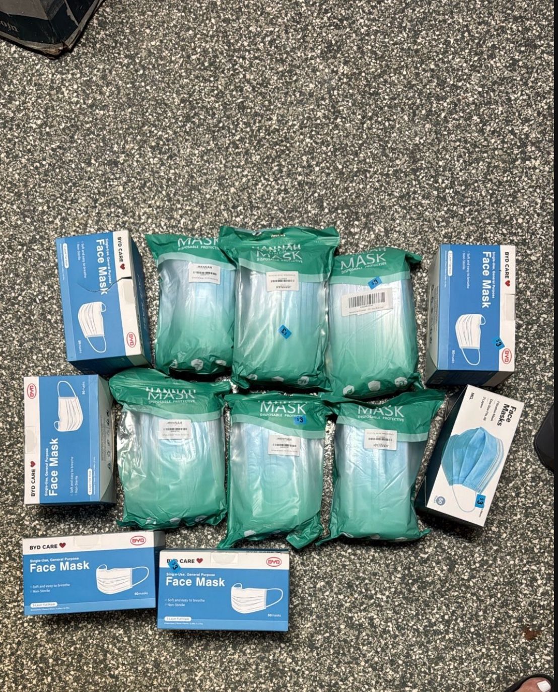 Disposable Face Masks 600 Masks