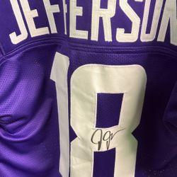 Signed Justin Jefferson Jersey