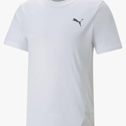 New Puma Men's White Train Cloudspun Tee Shirt White Size XXL