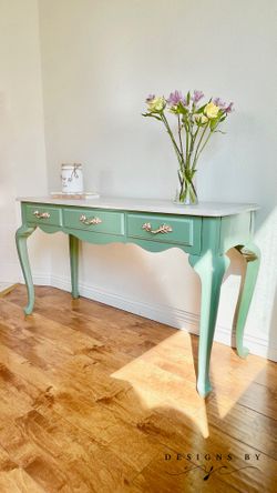 Newly Refurbished French Provincial Console Table