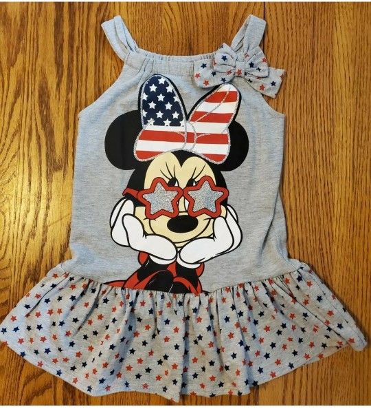 Disney Girls XS 4-5 Gray Sleeveless Dress