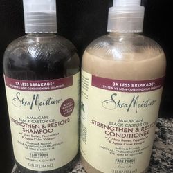 Jamaican Black Castor Oil Strength & Restore Shampoo & Conditioner 