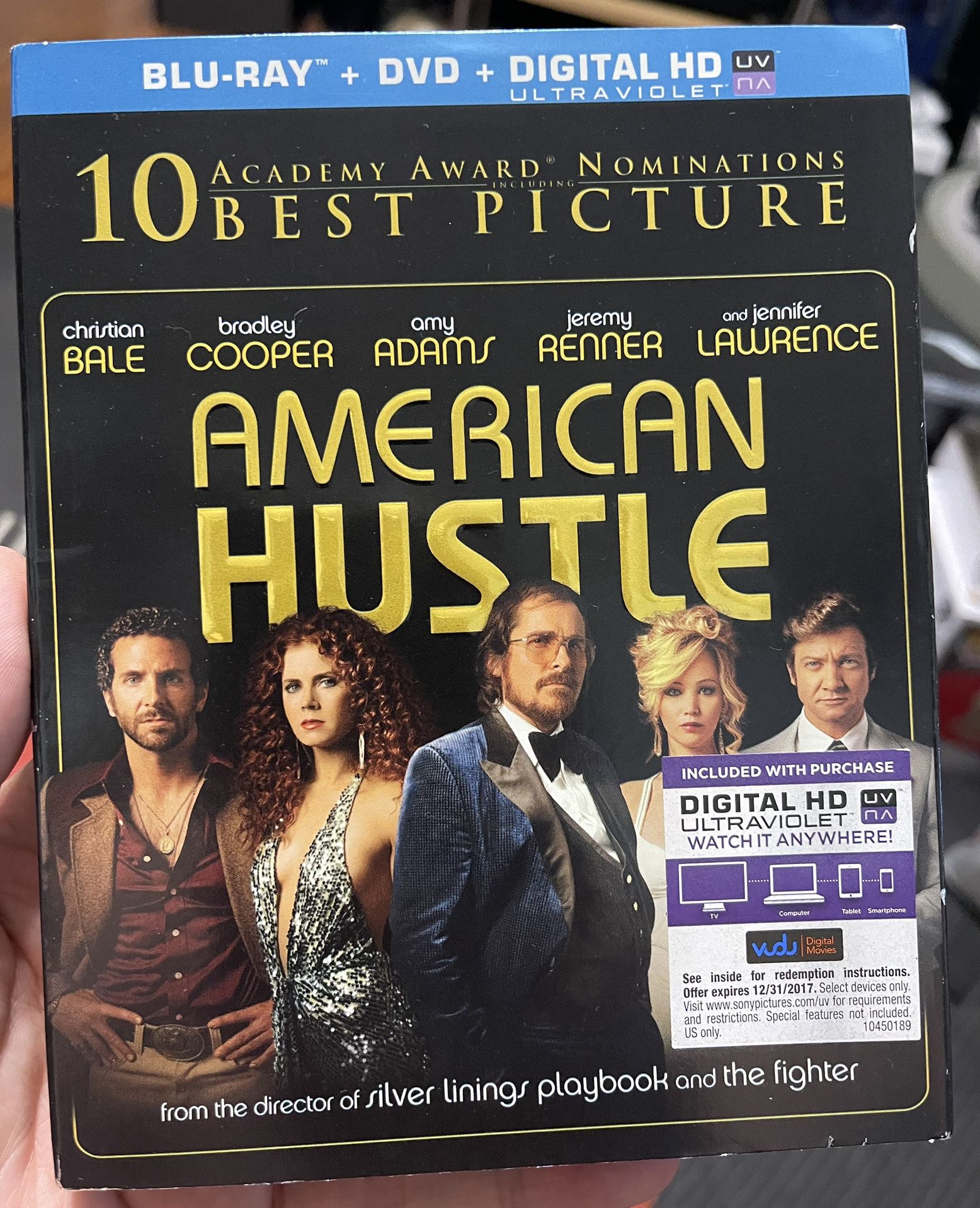 American Hustle Blu-ray, DVD & Digital Code