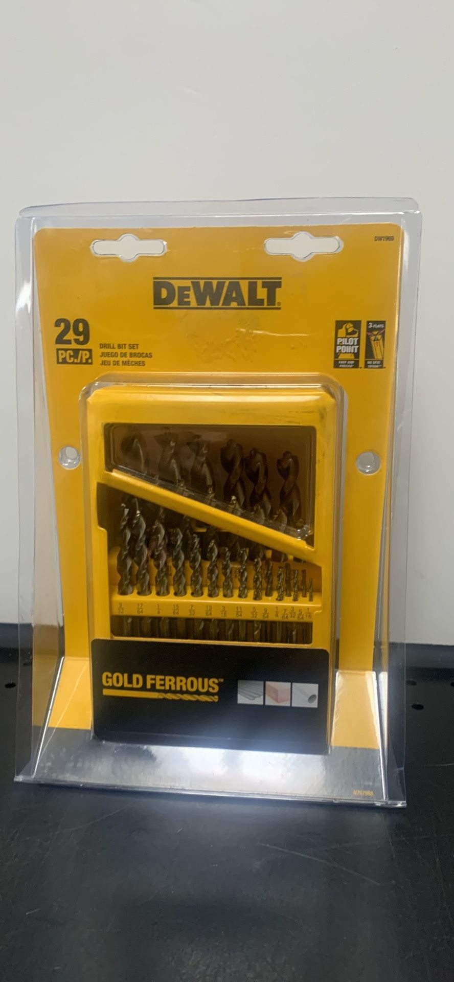 Dewalt Dw1969 Dewalt 29 Drill Bit Set DeWALT DW1969 29PC *Ferrous