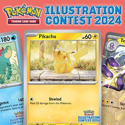 Illustration Contest Pokemon Cards. 