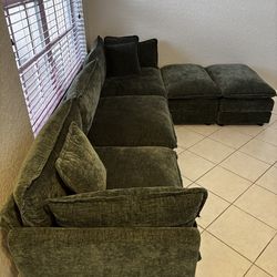 Sofa with ottomans