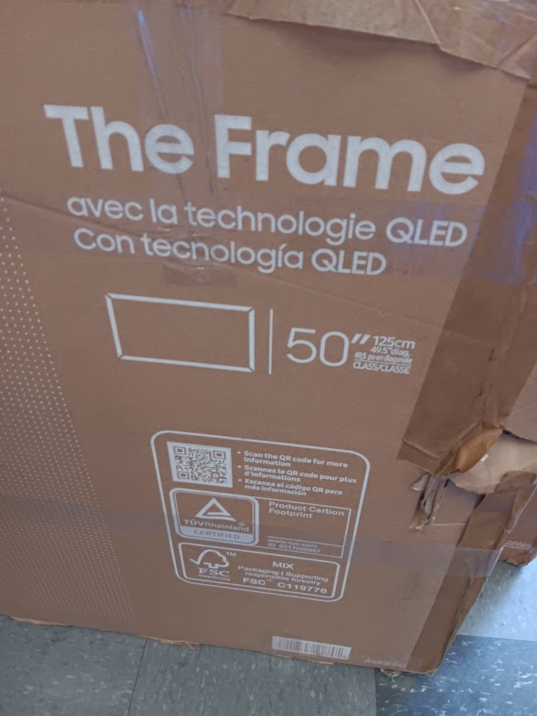 SAMSUNG 50"INCH QLED 4K THE FRAME TV LS03F