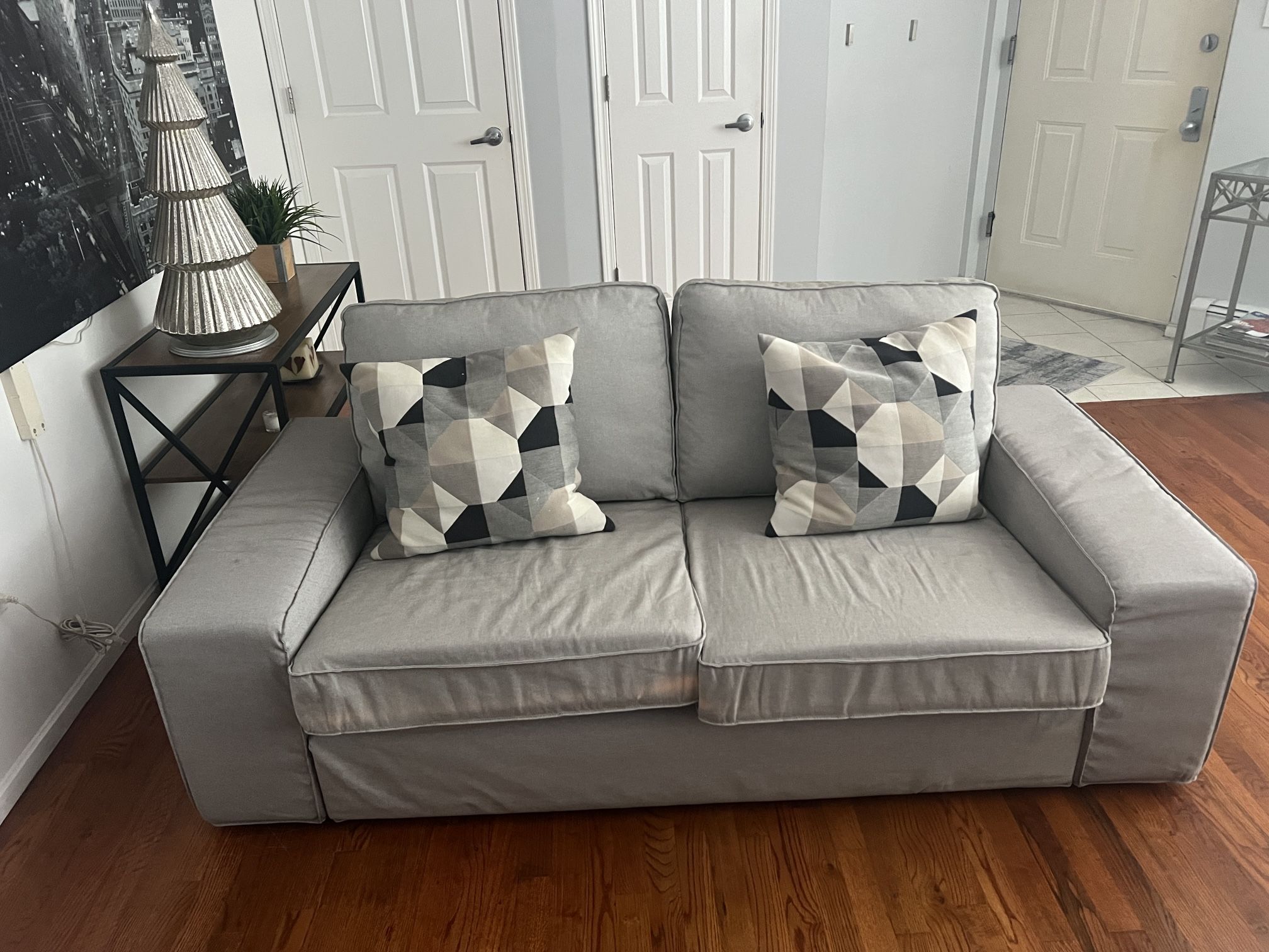 IKEA - loveseat Beige/Grey