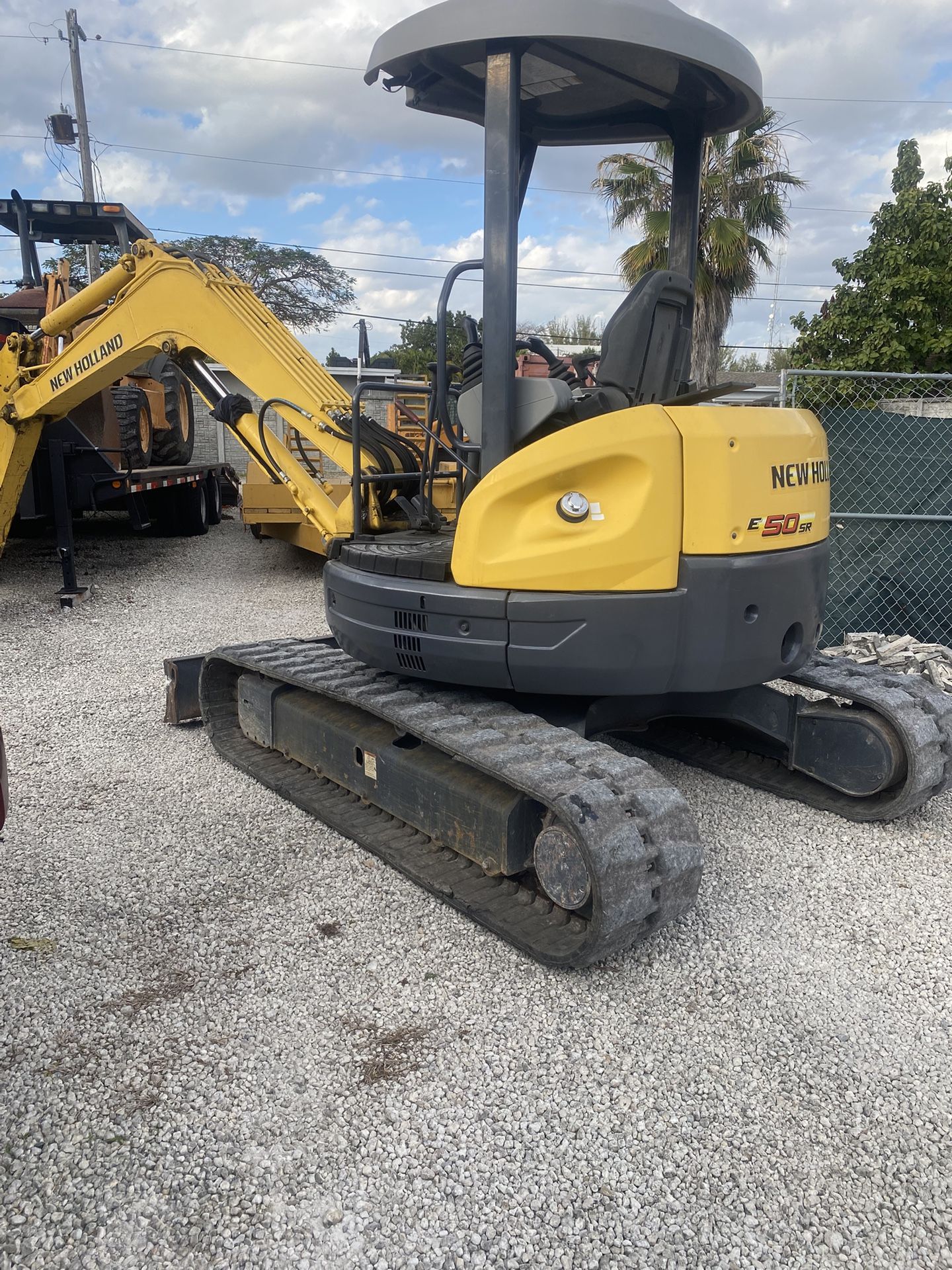 Mini Excavator And Trailer