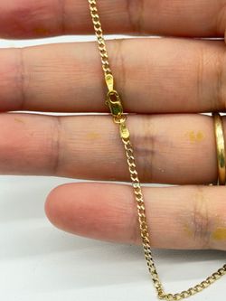 10KT Real Gold Cuban Chain