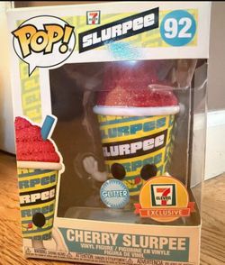 Funko Pop Cherry Slurpee 92 Glitter 7-Eleven Exclusive Vinyl Figure 2021 New