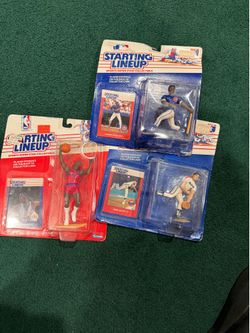 Starting lineup f figures -Baseball -Basketball